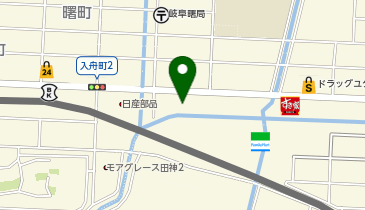 コインランドリーボーテ 岐阜入舟店の地図画像