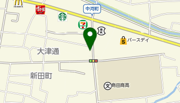 コインランドリーボーテ 島田中河店の地図画像