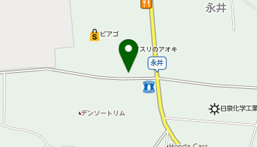 コインランドリーボーテ 菰野永井店の地図画像