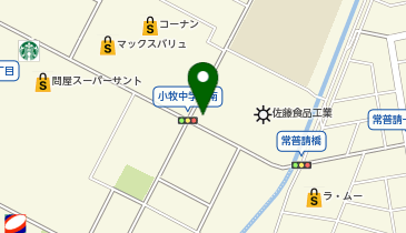 コインランドリーボーテ 小牧堀の内店の地図画像