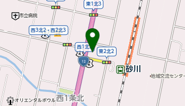 サラダ館砂川駅前店の地図画像