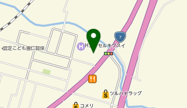 サラダ館仁賀保店(株)まるいちの地図画像