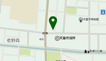 サラダ館天童市役所前店の地図画像
