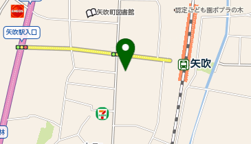 サラダ館矢吹店の地図画像