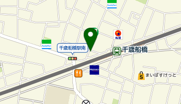 サラダ館世田谷 千歳船橋店の地図画像