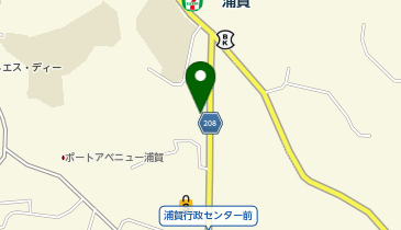サラダ館浦賀駅前店の地図画像