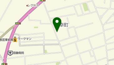 サラダ館宇都宮御幸店の地図画像