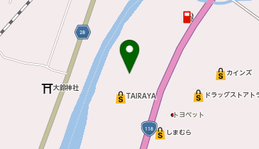 サラダ館大子店(有)富士屋の地図画像