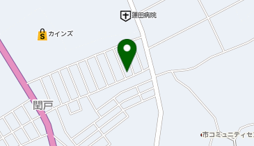 サラダ館閏戸店(しまや寝具店)の地図画像