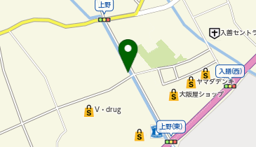 サラダ館上野店の地図画像