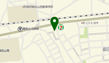 サラダ館福知山前田店 (株)ニシイの地図画像