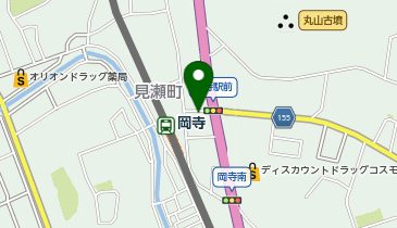 サラダ館岡寺駅前店の地図画像