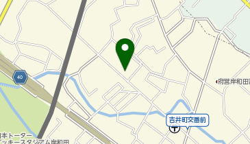 サラダ館岸和田吉井店 とめ河の地図画像