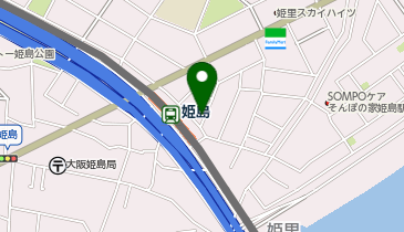 サラダ館姫島駅前店の地図画像