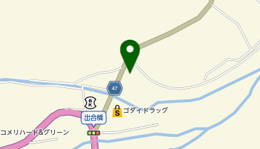 サラダ館湯村店の地図画像