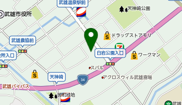 サラダ館武雄町店(株)アルタの地図画像