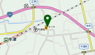 サラダ館牛津店の地図画像
