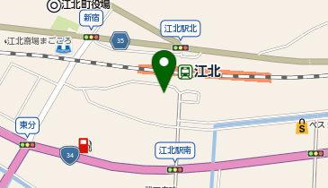サラダ館江北店の地図画像
