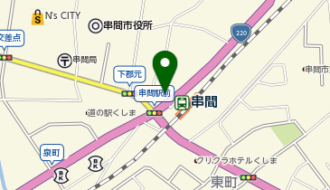サラダ館くしま店の地図画像