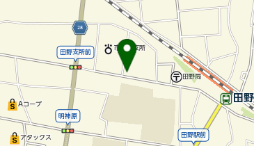 サラダ館田野店の地図画像
