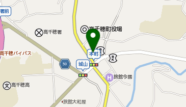 サラダ館高千穂店 (株)かなやの地図画像