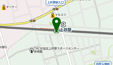 ハースブラウン 上井草の地図画像