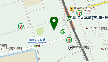 サンエトワール 獨協大学前店の地図画像