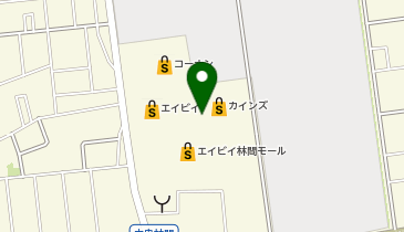 ハースブラウン りんかんモールの地図画像