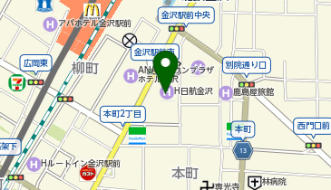 スカイレンタカー 金沢駅前店の地図画像
