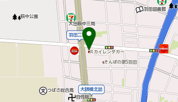 スカイレンタカー 羽田空港店の地図画像