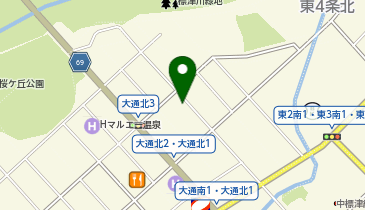 ダスキン中標津店の地図画像