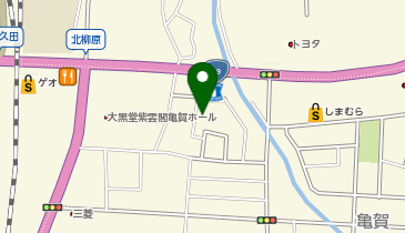 ダスキン 会津の地図画像