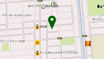 ダスキン ターミニックス 熊本水前寺店の地図画像