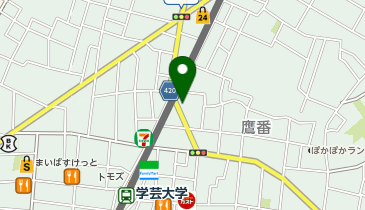 ダスキンメリーメイド目黒店の地図画像