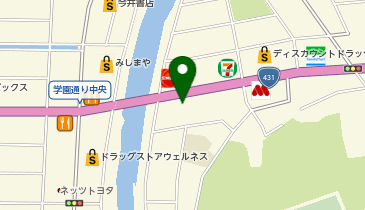 ダスキン 西川津支店の地図画像