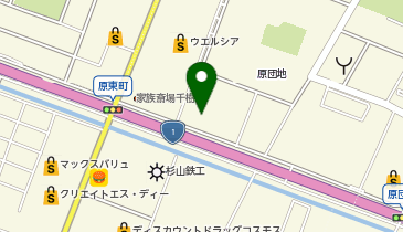 ダスキン 原支店の地図画像