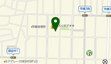 ダスキン 岐阜県庁前支店の地図画像