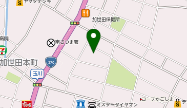 ダスキン 加世田支店の地図画像