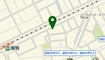ダスキン 厚別中央支店の地図画像