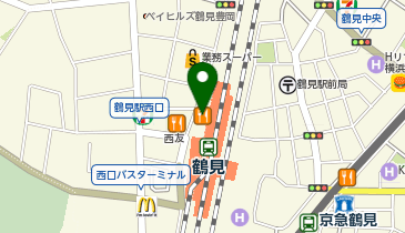 カラダファクトリー 鶴見店の地図画像