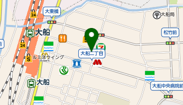 カラダファクトリー 大船店の地図画像