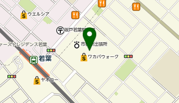 カラダファクトリー ワカバウォーク店の地図画像