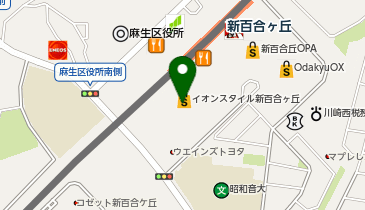カラダファクトリー イオンスタイル新百合ケ丘店の地図画像