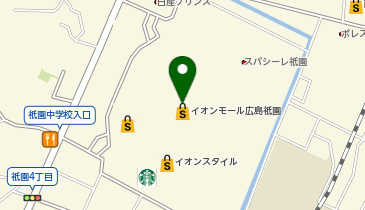 カラダファクトリー イオンモール広島祇園店の地図画像