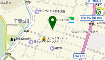 カラダファクトリー 熊本上通店の地図画像