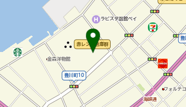 カラダファクトリー はこだて明治館店の地図画像