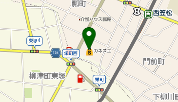 カネスエ 笠松店の地図画像