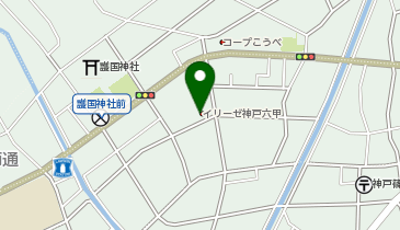 イリーゼ神戸六甲の地図画像