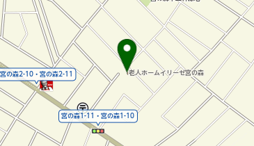 イリーゼ宮の森の地図画像