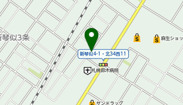 イリーゼ新琴似の地図画像